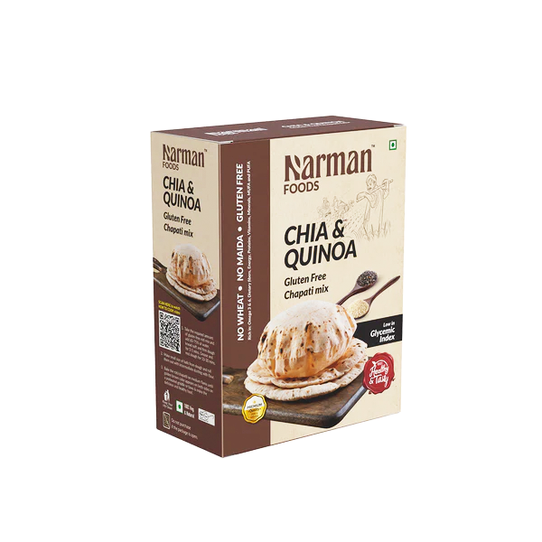 Narman Foods - Chia & Quinoa Gluten Free Chapati Mix